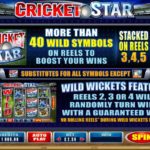 cricket star slot paytable